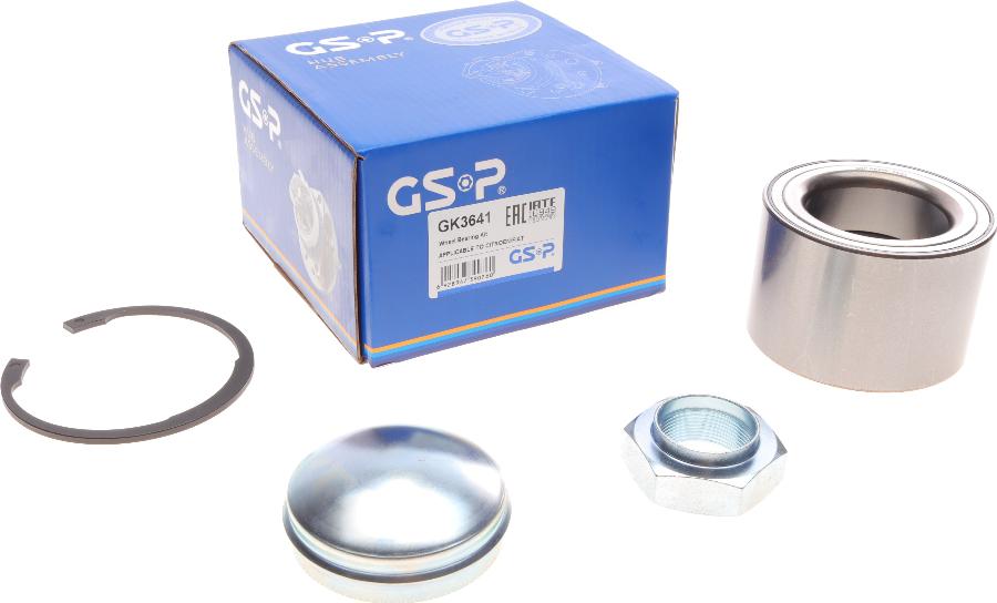 GSP GK3641 - Wheel hub, bearing Kit autospares.lv