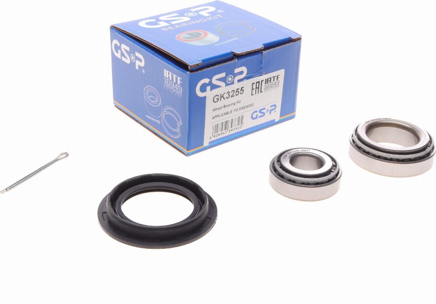 GSP GK3255 - Wheel hub, bearing Kit autospares.lv