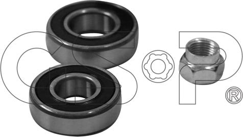 GSP GK3717 - Wheel hub, bearing Kit autospares.lv