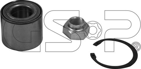 GSP GK7458 - Wheel hub, bearing Kit autospares.lv