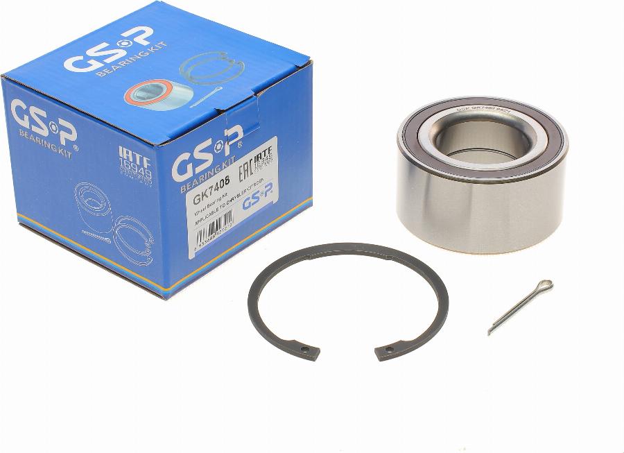 GSP GK7408 - Wheel Hub autospares.lv