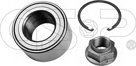 GSP GK7538 - Wheel hub, bearing Kit autospares.lv