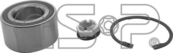 GSP GKX0053 - Wheel hub, bearing Kit autospares.lv