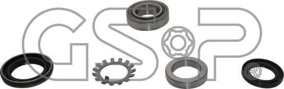 GSP GKX0075 - Wheel hub, bearing Kit autospares.lv