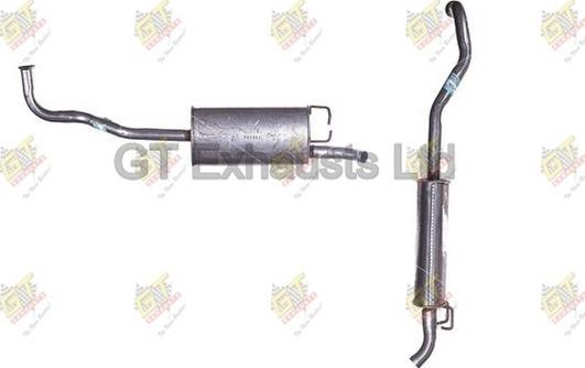 GT Exhausts GRN354 - End Silencer autospares.lv