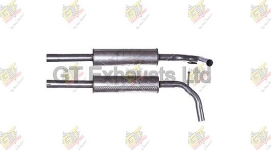 GT Exhausts GSE025 - Middle Silencer autospares.lv