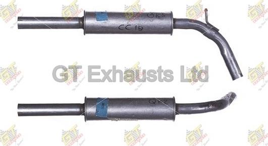 GT Exhausts GVW390 - Middle Silencer autospares.lv