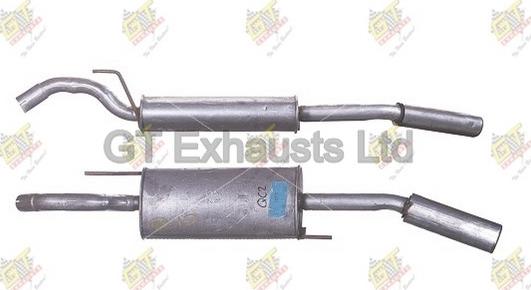 GT Exhausts GVW229 - End Silencer autospares.lv