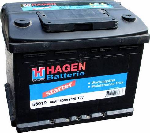 Hagen 56019 - Starter Battery autospares.lv