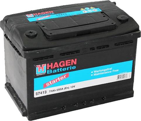 Hagen 57413 - Starter Battery autospares.lv