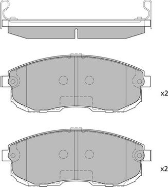 Valeo 606420 - Brake Pad Set, disc brake autospares.lv