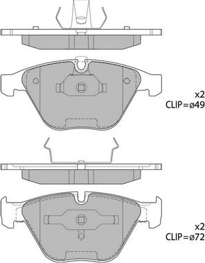 Hagen GP2163 - Brake Pad Set, disc brake autospares.lv