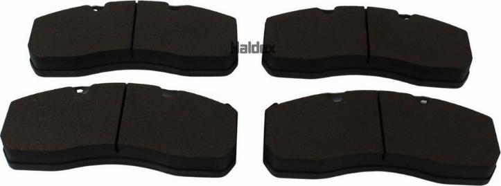 Haldex 1911739010 - Brake Pad Set, disc brake autospares.lv