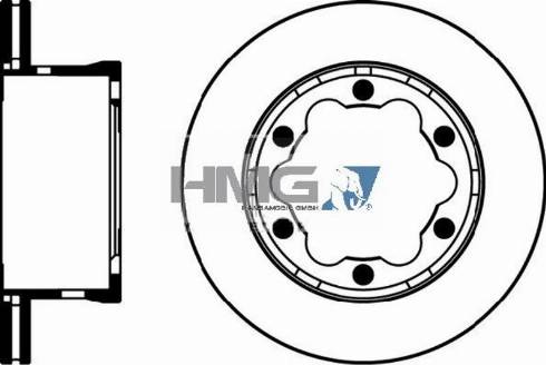 HANSAMOBIL 400509 - Brake Disc autospares.lv