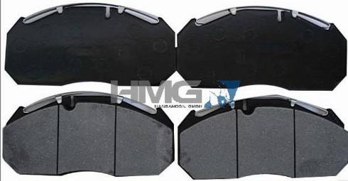 HANSAMOBIL 210323 - Brake Pad Set, disc brake autospares.lv