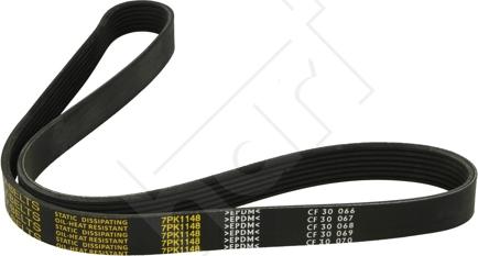 Hart 917 761 - V-Ribbed Belt autospares.lv