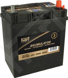 Hart 564 509 - Starter Battery autospares.lv