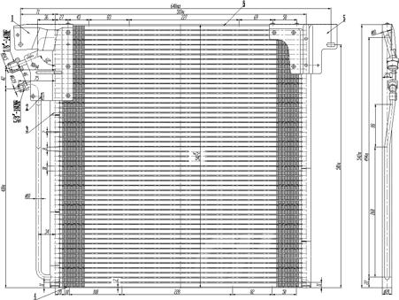 Hart 606 120 - Condenser, air conditioning autospares.lv