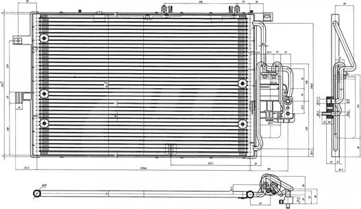 Hart 608 113 - Condenser, air conditioning autospares.lv