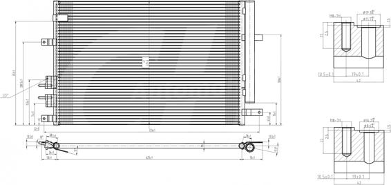 Hart 608 186 - Condenser, air conditioning autospares.lv