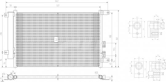 Hart 603 034 - Condenser, air conditioning autospares.lv