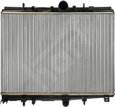 Hart 607 343 - Radiator, engine cooling autospares.lv