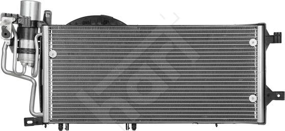 Hart 614 498 - Condenser, air conditioning autospares.lv