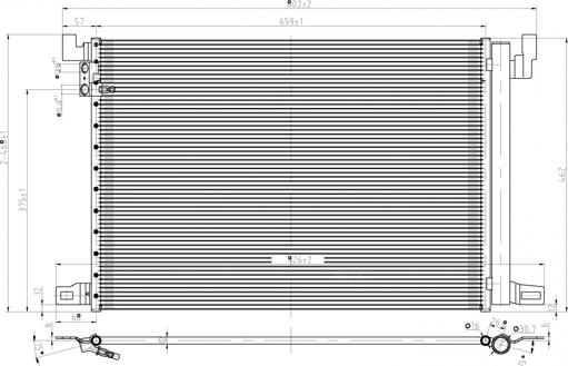 Hart 636 944 - Condenser, air conditioning autospares.lv