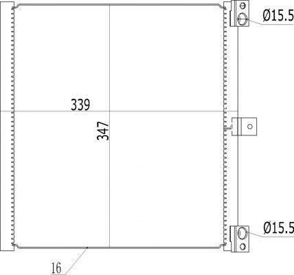 Hart 636 973 - Condenser, air conditioning autospares.lv