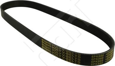 Hart 368 999 - V-Ribbed Belt autospares.lv