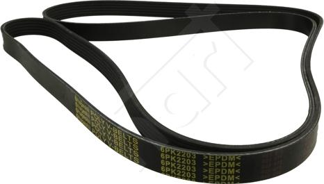 Hart 368 985 - V-Ribbed Belt autospares.lv