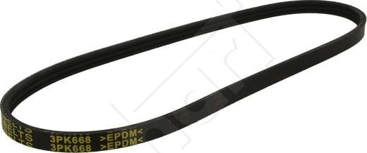 Hart 368 834 - V-Ribbed Belt autospares.lv