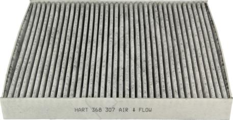 Hart 368 307 - Filter, interior air autospares.lv
