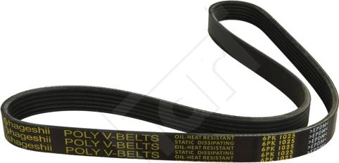 Hart 334 312 - V-Ribbed Belt autospares.lv