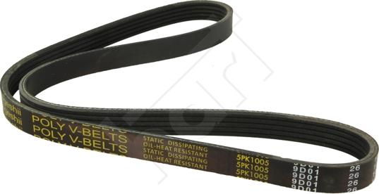 Hart 334 289 - V-Ribbed Belt autospares.lv