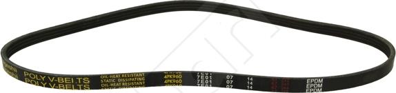 Hart 334 272 - V-Ribbed Belt autospares.lv