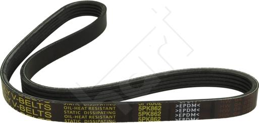 Hart 331 826 - V-Ribbed Belt autospares.lv