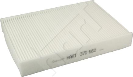 Hart 370 682 - Filter, interior air autospares.lv