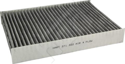 Hart 371 322 - Filter, interior air autospares.lv