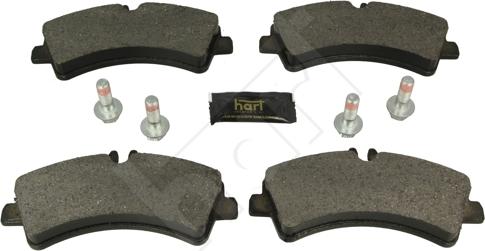 Hart 249 006 - Brake Pad Set, disc brake autospares.lv