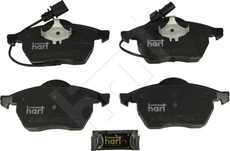 Hart 249 001 - Brake Pad Set, disc brake autospares.lv