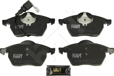 Hart 249 002 - Brake Pad Set, disc brake autospares.lv