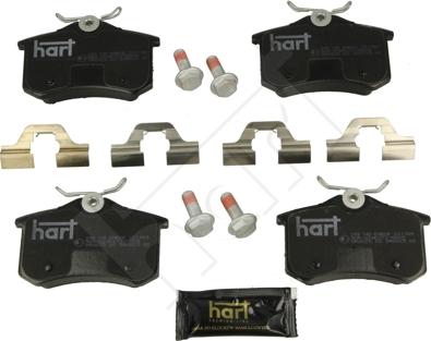 Hart 249 145 - Brake Pad Set, disc brake autospares.lv