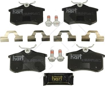 Hart 249 146 - Brake Pad Set, disc brake autospares.lv