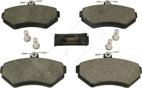 Hart 249 166 - Brake Pad Set, disc brake autospares.lv