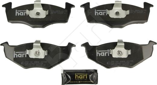 Hart 249 181 - Brake Pad Set, disc brake autospares.lv