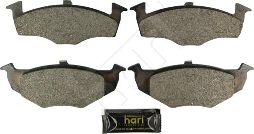 Hart 249 181 - Brake Pad Set, disc brake autospares.lv