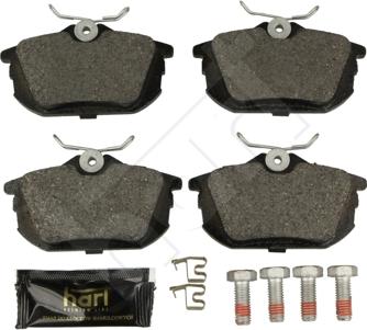 Hart 249 172 - Brake Pad Set, disc brake autospares.lv