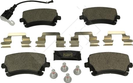 Hart 248 999 - Brake Pad Set, disc brake autospares.lv