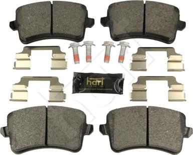 Hart 248 998 - Brake Pad Set, disc brake autospares.lv